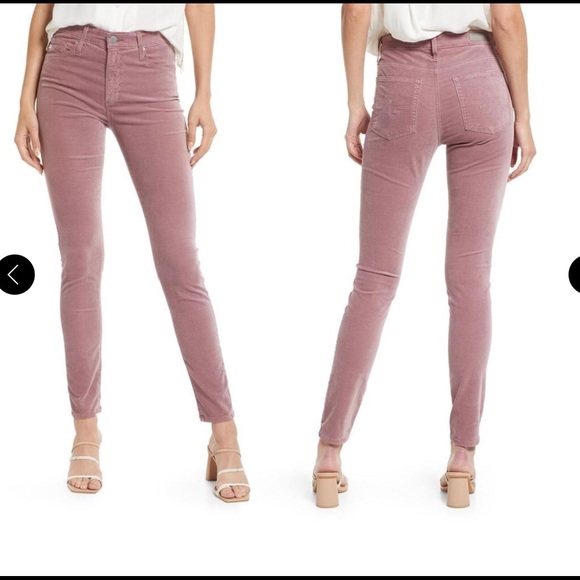 AG Adriano Goldschmied The Stevie Ankle blush pink jeans - Picture 12 of 15